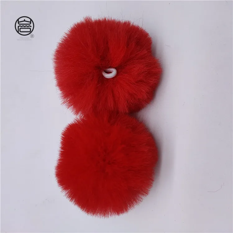 
Wholesale 8 cm rabbit ball handmade cute pompon clothing accessories accessories 