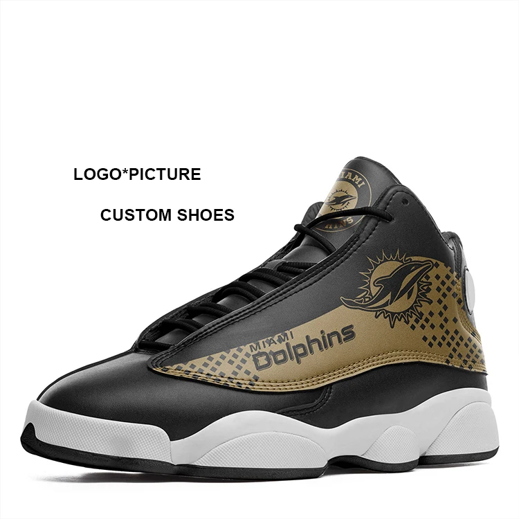 

Custom printing running shoes sneakers durable high-top men's breathable casual shoes basketball shoe