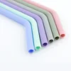 Reusable Straws - 6 Pieces Big Reusable Silicone Drinking Straws Extra Long Flexible Bendy Straw, BPA Free