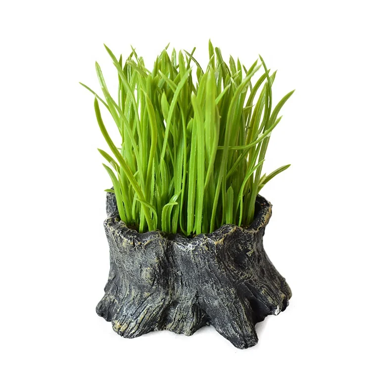 

Artificial Potted Fake Succulents Plants With Rustic Wood Holder Desk Adornment Gift Ideas