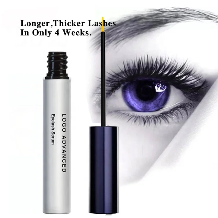 

FEG Cosmetic Brush Bottle OEM Custom Label Extensions Safe Best Beauty Eye Oil Growth Serum Cils Eyelash Grower Serum Lash Grow