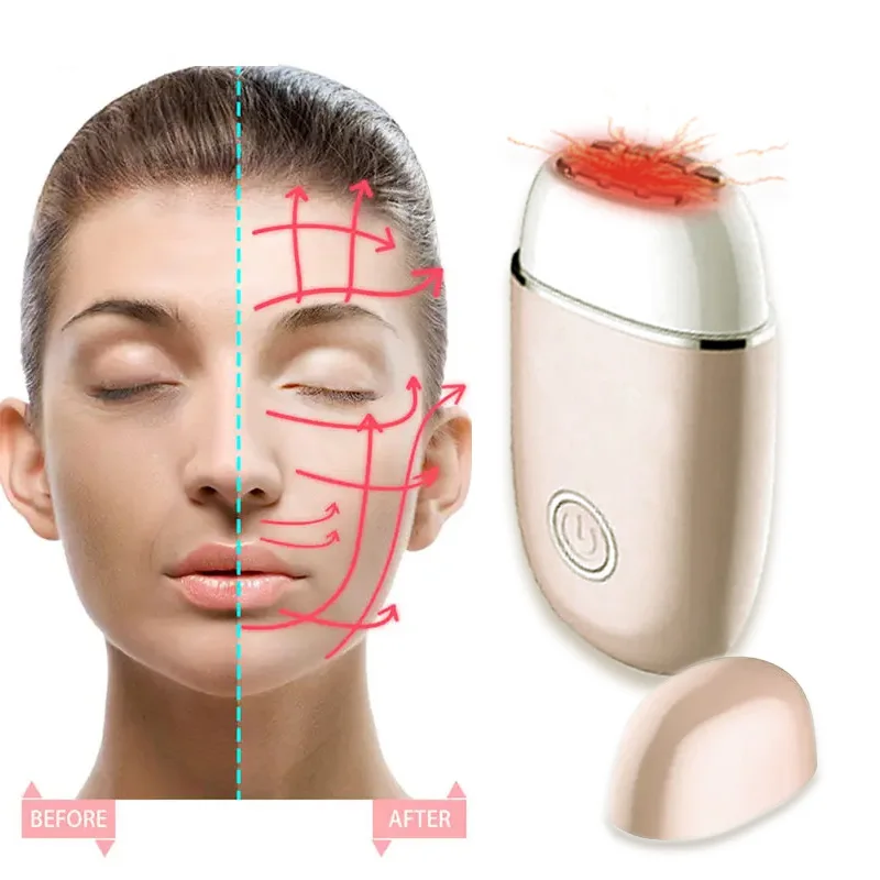 

New Electric skin tightening machine Ems Red Light Therapy Massage With Microcurrent LED Anti Aging Slim Face Lift Neck Beauty