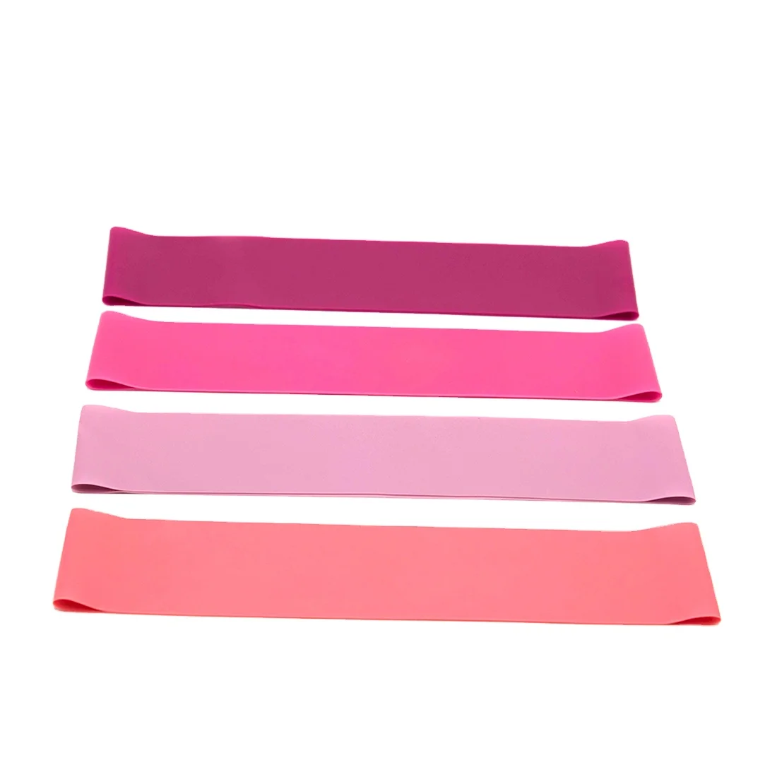 

Natural Latex Workout Resistance Exercise Loop Band Sets 5pcs, Different pink