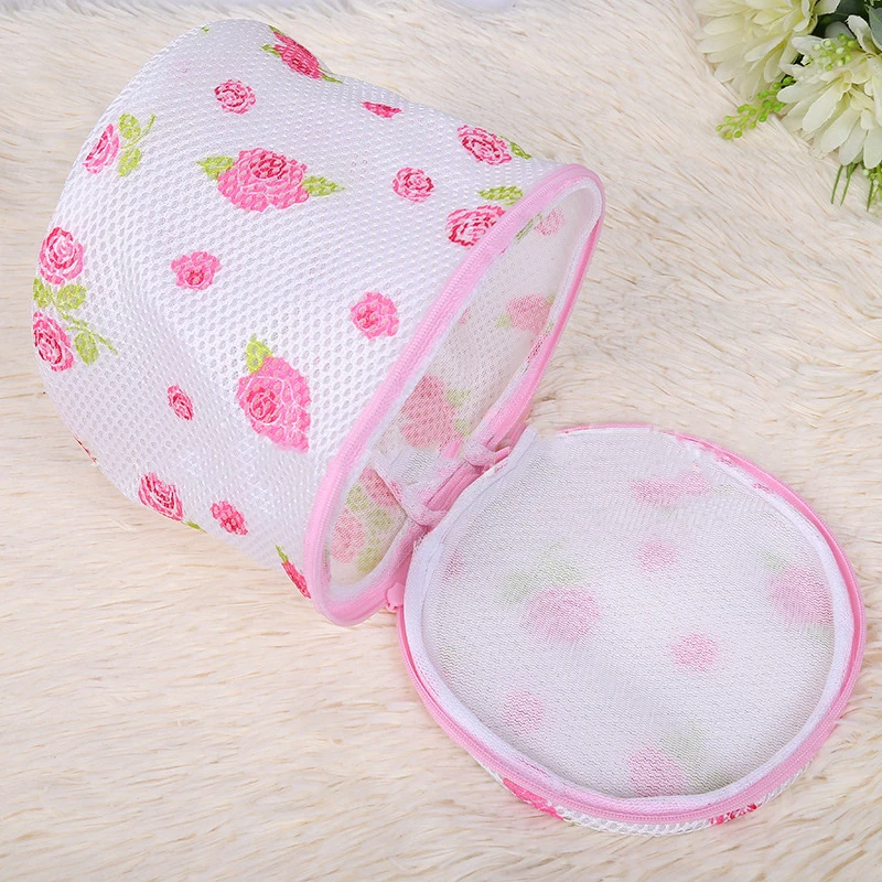 
Bra Mesh Laundry Bags for Delicate with Premium Zipper Clothing Washing Bags for Laundry, Underwear,Lingerie at Random Color 
