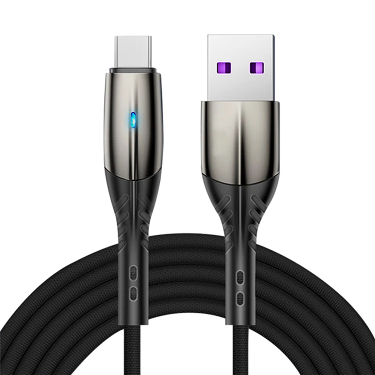 Factory Direct Price New LED Indicator 3A USB-C Charging Data Type C Fast Charging USB Cable for Samsung,Huawei - ANKUX.COM