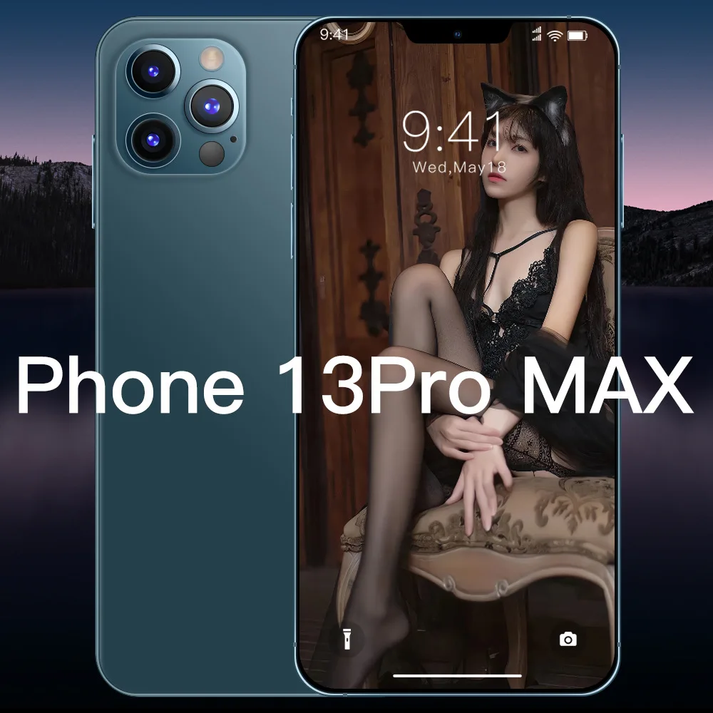 

Hot Selling Original phone i13 Pro Max Smartphones 12GB+512GB i phone13 10-Core 5G LET Cellphones cell phone