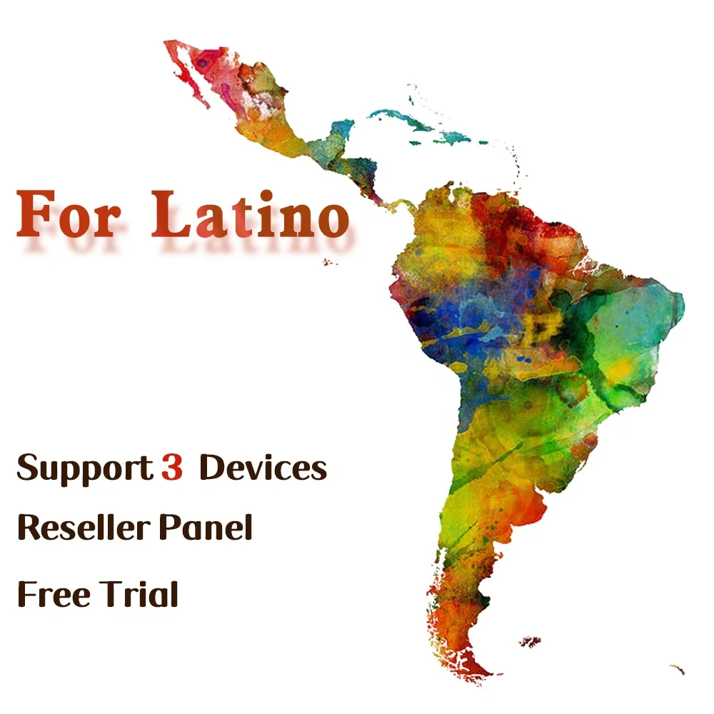 

Professional Latin IPTV Latino Spanish USA Mexico Support 3 Connections Free Test Code Latin American Chile IPTV