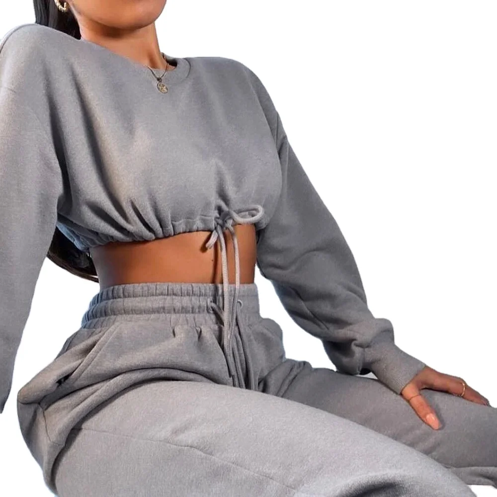 

2021 2pc set women fashion organic cotton fabric causal yoga sets, Printed