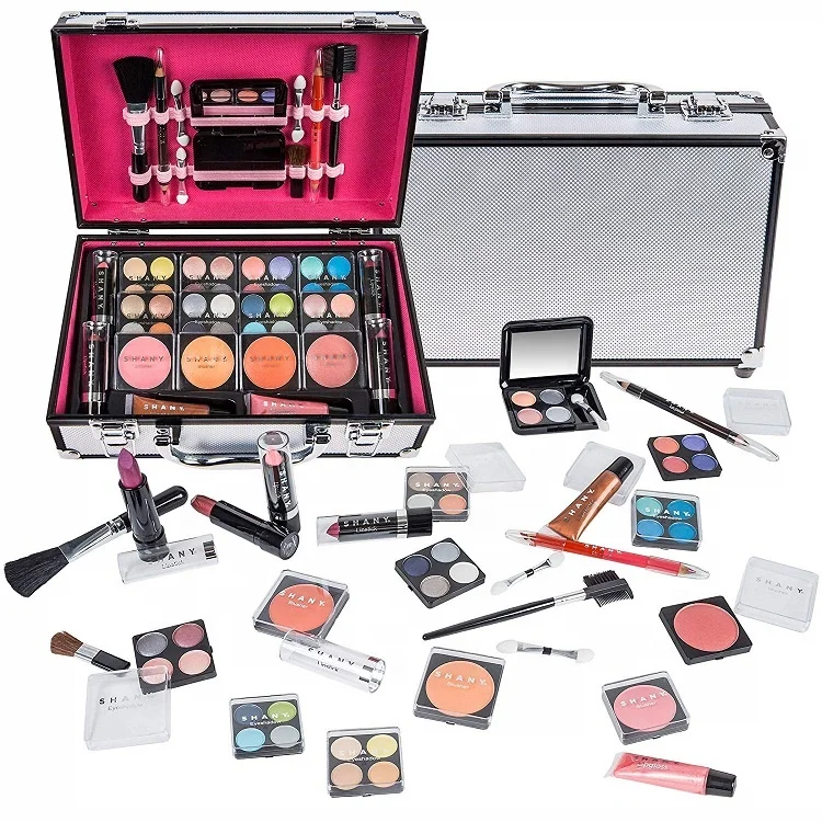 
Branded Girl Complete Vanity Aluminium Beauty Cosmetic Box Full Makeup Set 