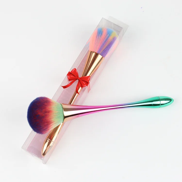 

Wholesale New 2023 nail art tool brush Beauty new produce rainbow cleaning dust nail brush