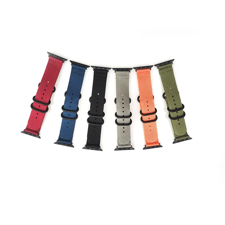

Fast Delivery soft 38mm 42mm watch band for apple with black Buckle watch band for apple series 6