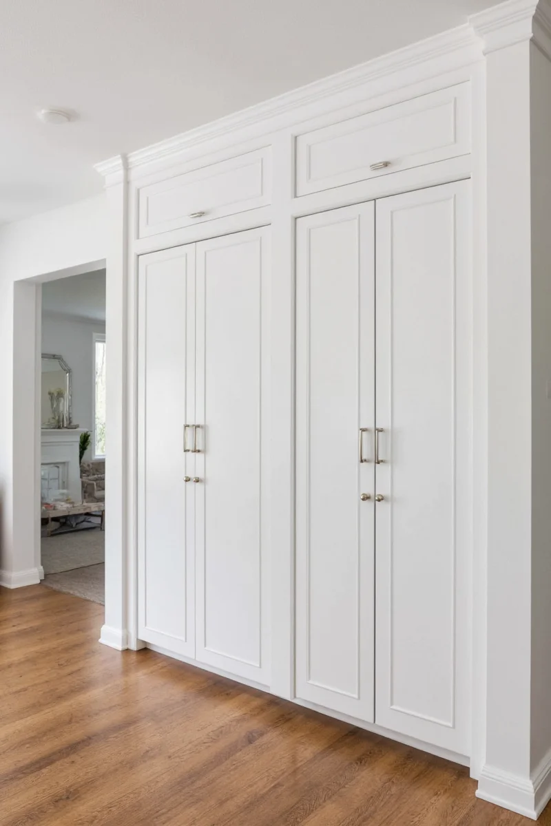 7 must have modern living room built in cabinets that keep your family chaos under control with expert tips