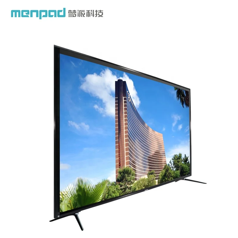 

AImenpad Network wifi wide large screen 4K ultra thin UHD tempered glass  led tv