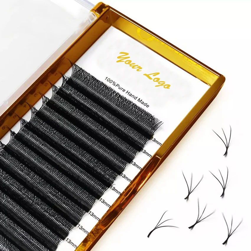 

Natural W Lash Wholesale W clover Eyelash Extension Hot Selling W Eyelash, Natural black