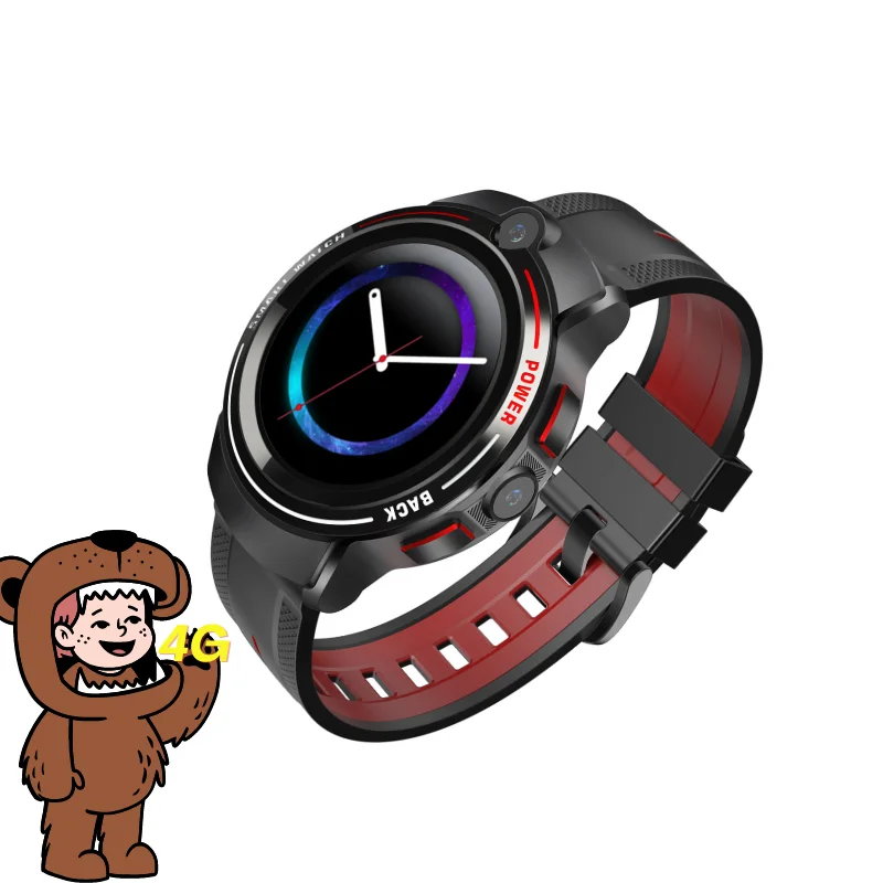 

2021 Men 4G Smartwatch Round Digital Wifi Sport Waterproof BT Sim Android android Smart Watch