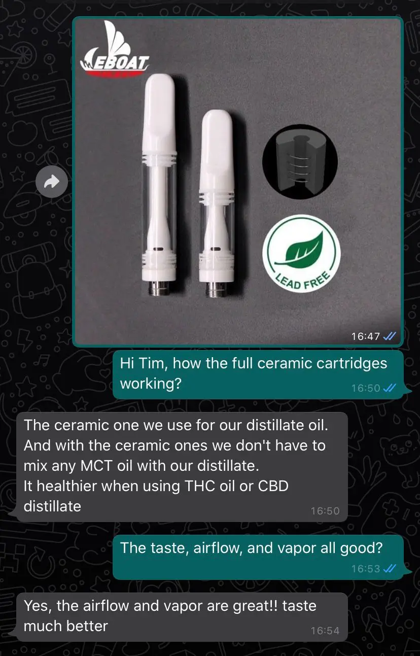 vape oil cartridge