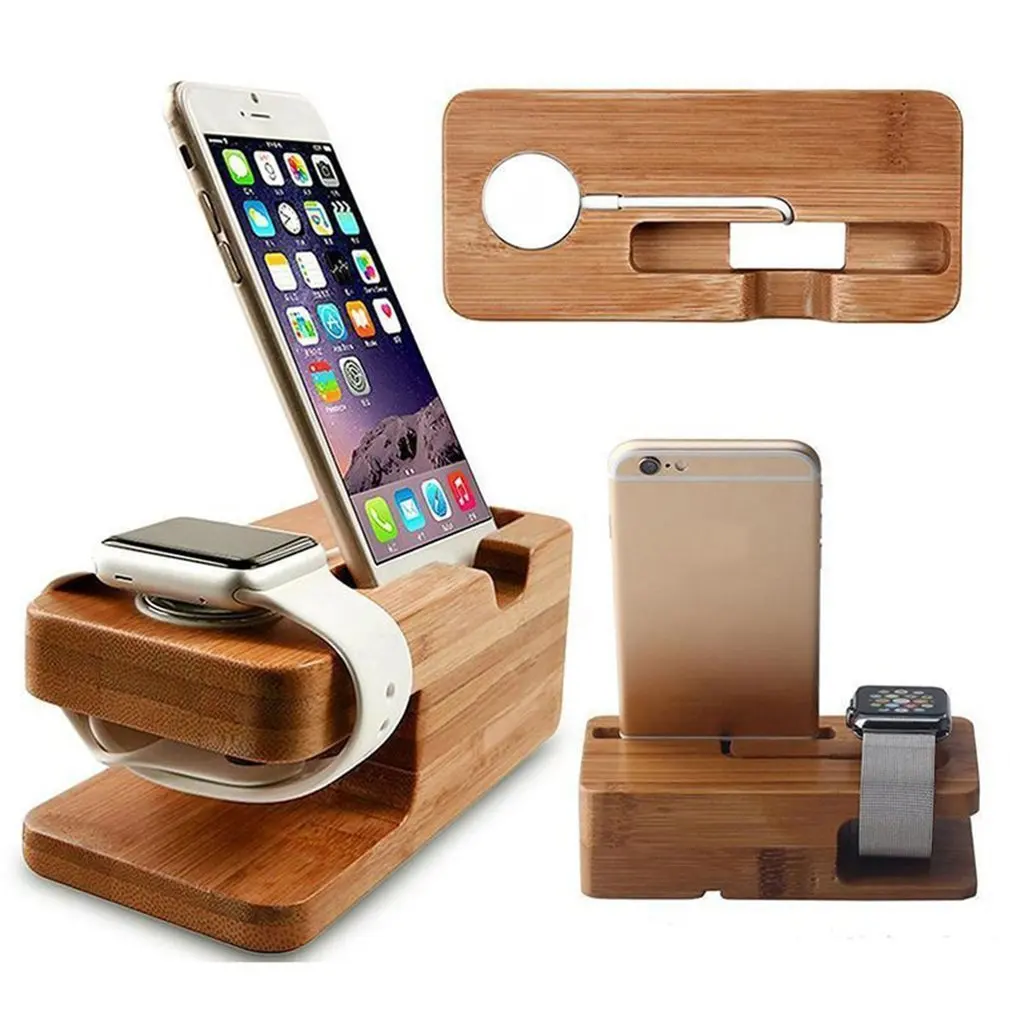 

Mobile phone bracket wood Universal Mobile Phone stents Holder for All, Natural color