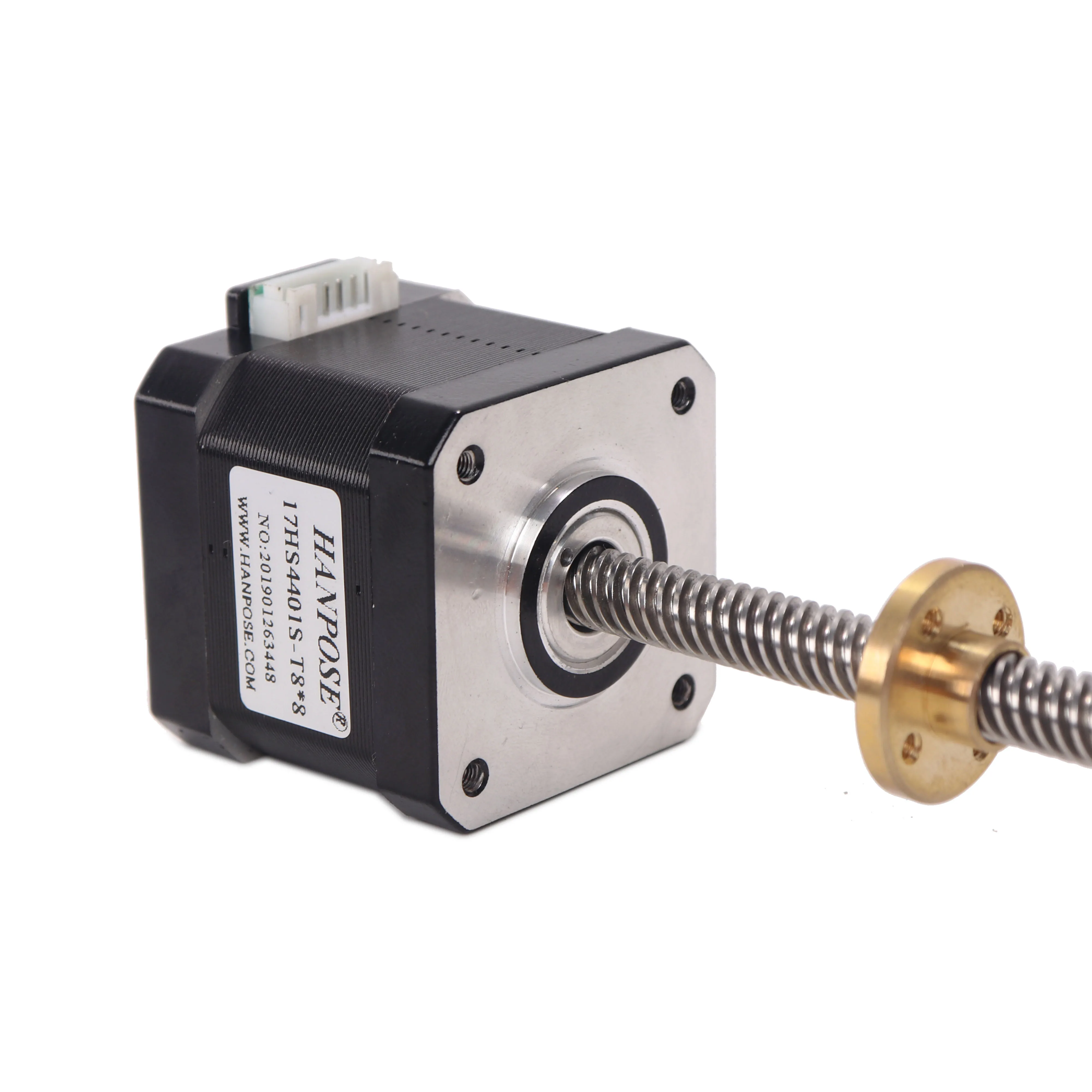 Cnc Screw Stepper Motor 17hs4401st8x8 Screw Length 300mm With Copper