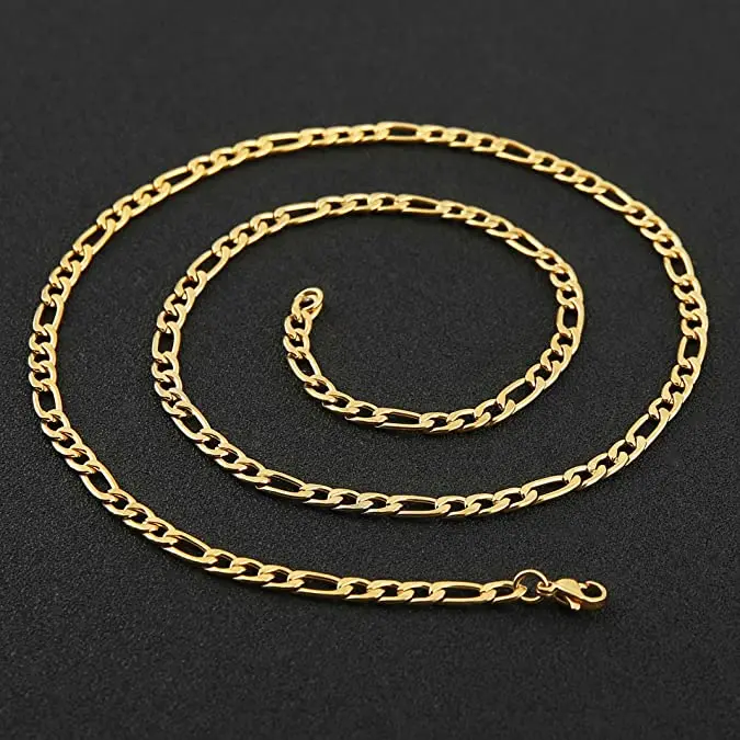 Mens Womens Nk Chain Titanium Steel Necklace Korean Chain Stainless ...