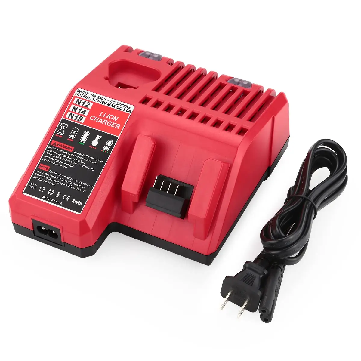 

Universal 12V -18V 3A Battery Charger for Milwaukee M12 M 18