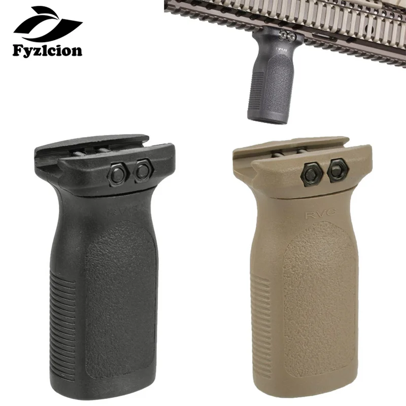 

Tactical Airsoft rifle RVG Vertical Grip AR15 Rifle Polymer Handheld For 20mm Picatinny Rail KeyMod Hand Guards