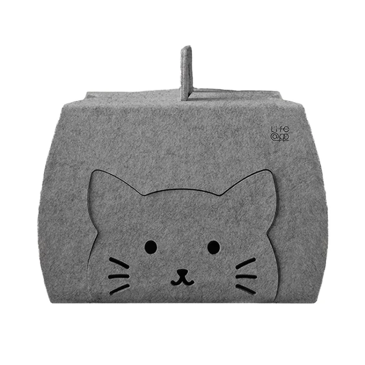 

cat bed foldable, Gray