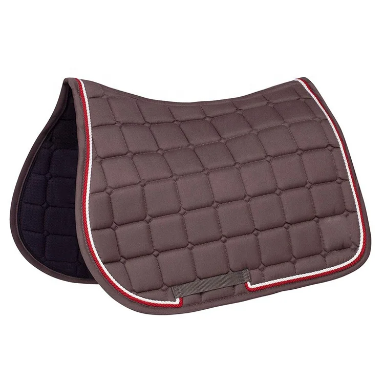 

Unique Style Horse Racing Back Saddle Pad Wholesale Saddle Pad, Brown