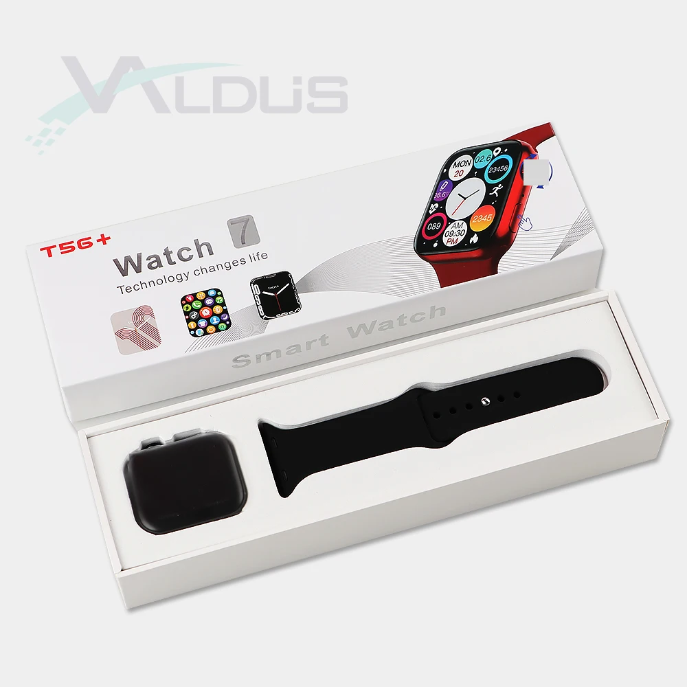 

Valdus 2022 trending smartwatch original watch series 7 reloj intelligent smart bracelet smart watch T56+ t56 plus smartwatch