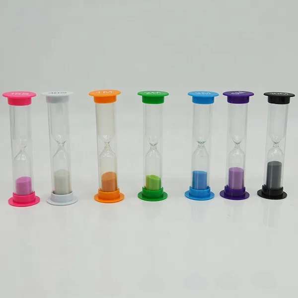 

Colorful 1-5 Minute Hourglass Sandglass Sand Cook Clock Timer For Kids Learning Toys, As pantone number ok