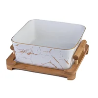 

Soho Lounge Soft Matte gilding Square Large Bowls for Mixing and Prepping