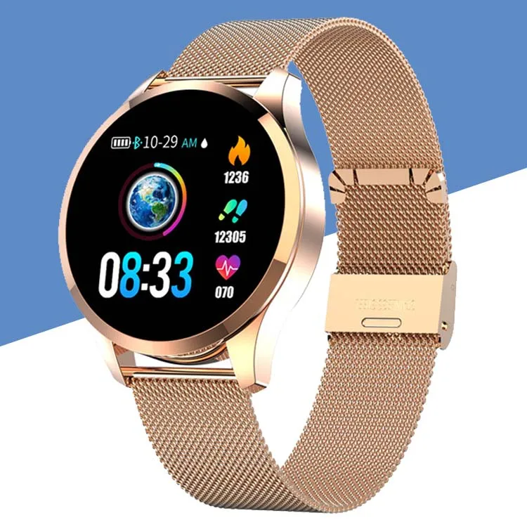 

IP68 fashion Smart watch Q9 Sport Smart Wrist watch Pedometer Heart rate blood pressure Bracelet for women men smart band