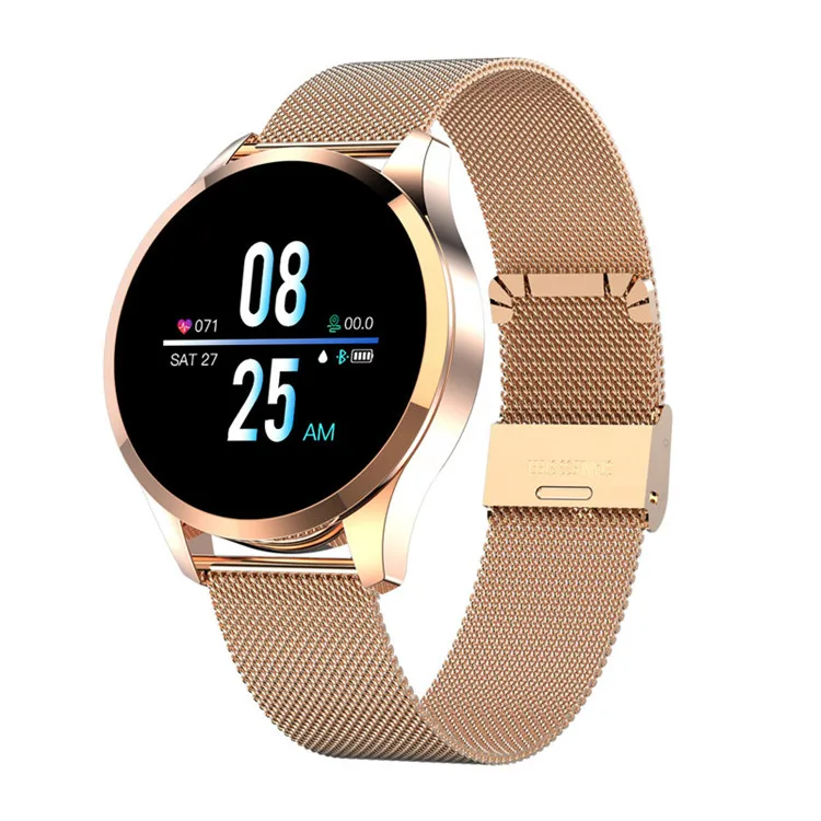 

2020 Men women fashion Q9 smart watch ip67 Waterproof heart rate Blood Pressure Monitor Fitness Tracker smartwatch Q9, Gold sliver, purple, blue