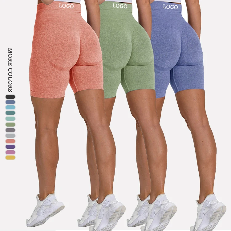 

Latest Design Multicolor High Waist Women Leggings Fitness Wear Seamless Yoga Short Pants