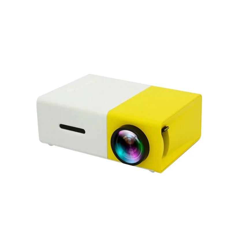 

2021 Favorable Projector Smart Portable Wifi Led Video Mini 1080P YG300 Home Theater Cinema Projector, Blue yellow black