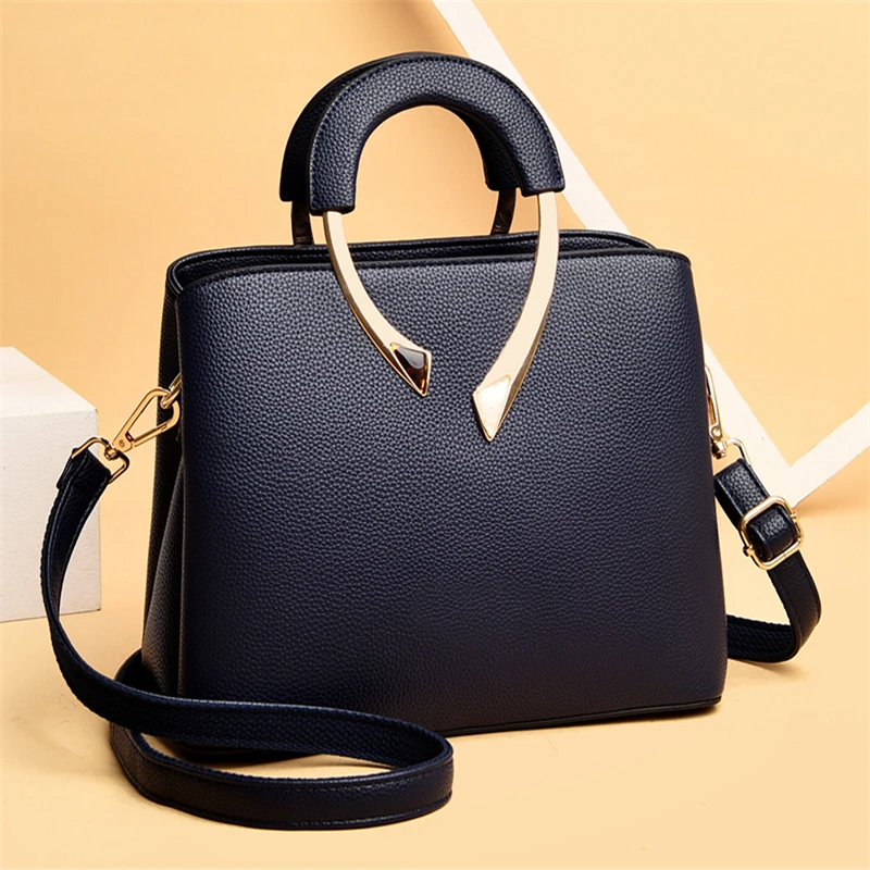 Pu Leather Casual Crossbody Bags for Women 2020 New Luxury Handbags Lady Top-Handle Bag High Quality Shoulder Bag Designer Totes