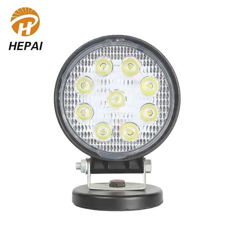 New ip68 outdoor tractor round car off road vehicle auto ip68 12v 27w led work lights