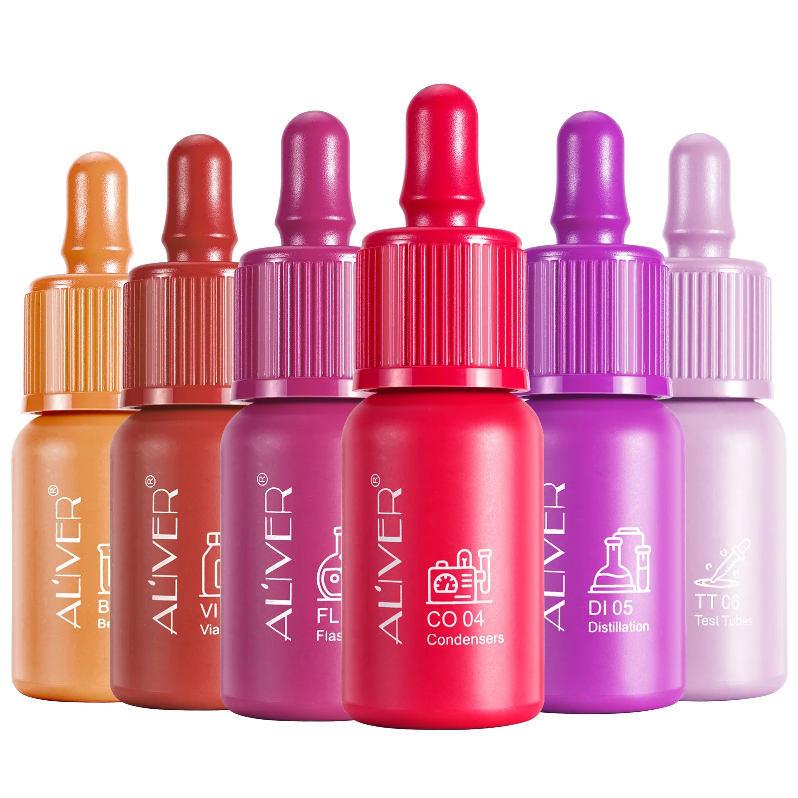 

Aliver Non-sticky Private Label Long Lasting Makeup Matte Lip Gloss