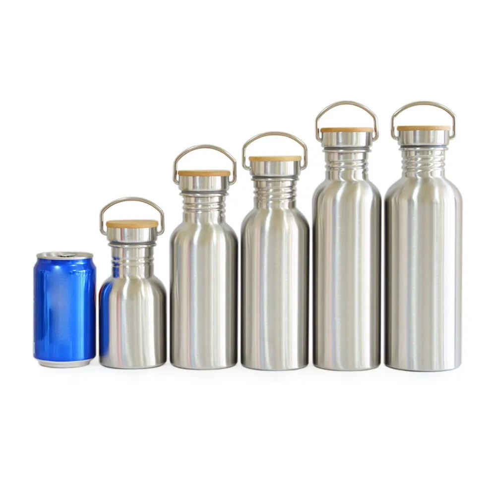 BPA Free Multi-color 350ml 500ml 750ml 1000ml vacuum insulated stainless steel leak-proof double wall hot sport water bottle 