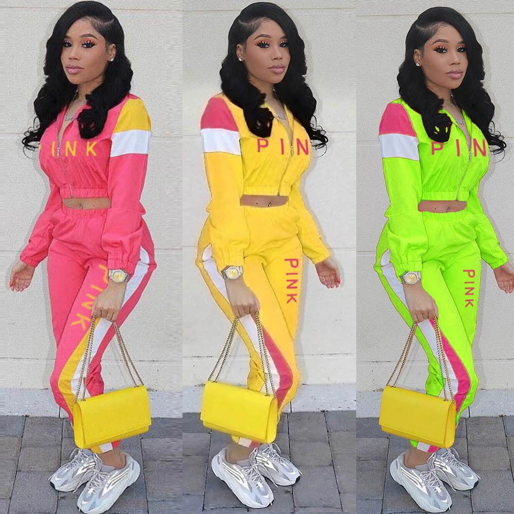 

2021 hot selling Women's custom sportswear two-piece set, Picture