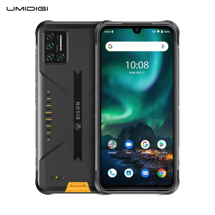 

Best Seller UMIDIGI BISON Rugged Phone 6GB+128GB 6.3 inch Android 10.0 MTK Helio P60 Octa Core up to 2.0GHz New Style Smartphone