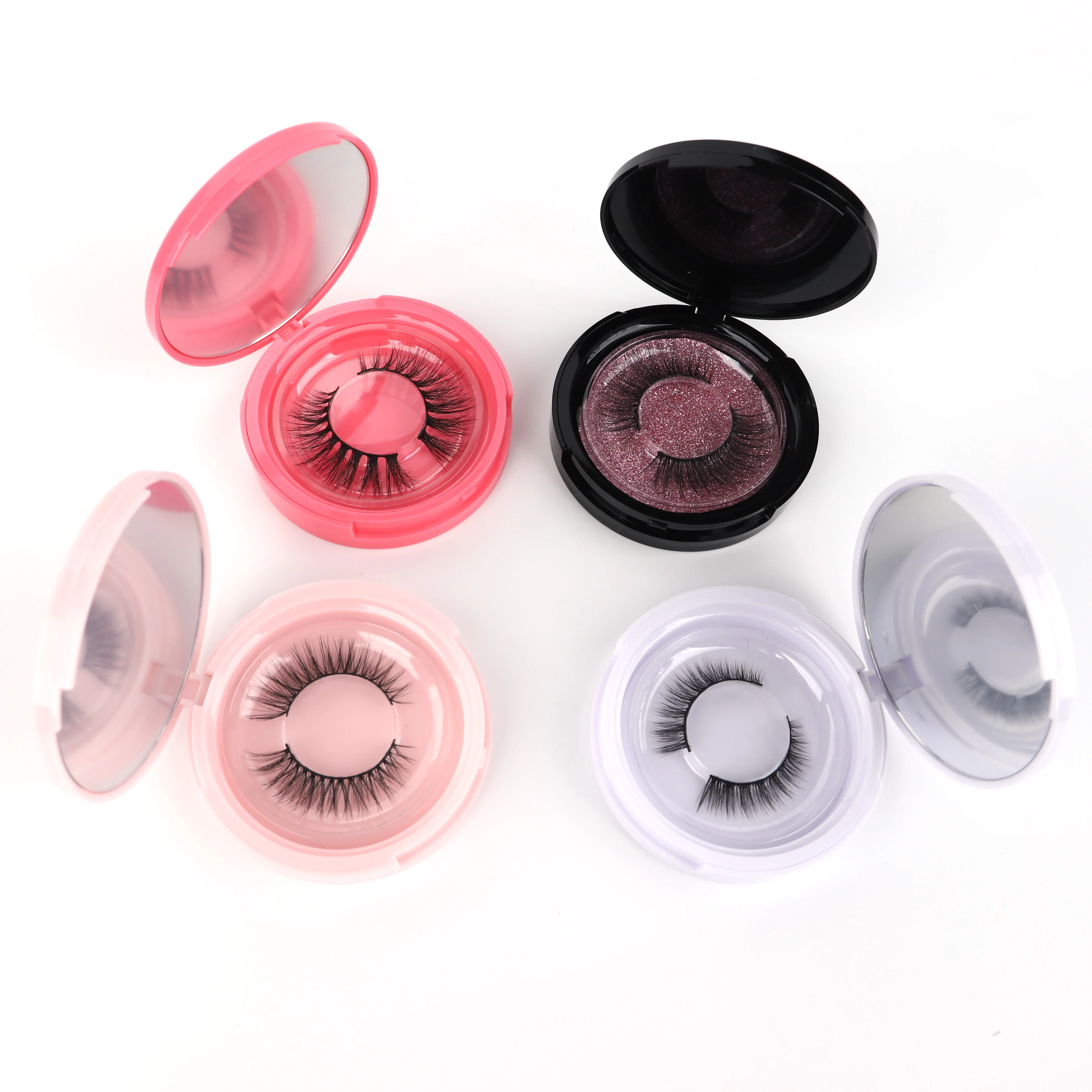

2021 new cruelty free hand made thick full strip lashes wholesale lashes packaging
