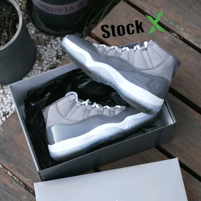 

O G 1:1 Retro Air Jordac cool grey 11 high low basketball designer shoes women men sneakers