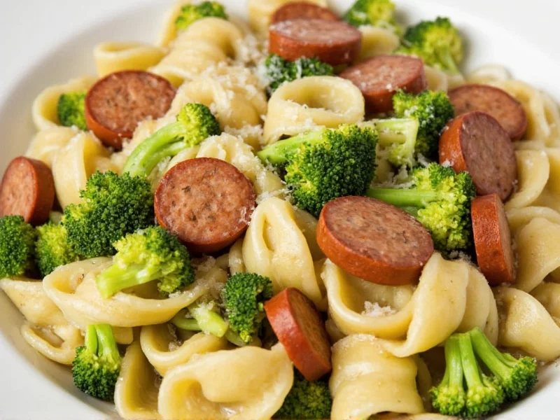 Authentic Orecchiette with Broccoli and Sausage Recipe