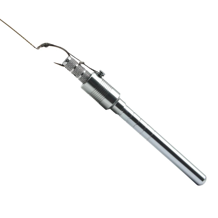 

Selco China Silver  14.5g Stainless Steel Knot And Hook Remover Kontless Hair Rig Tyer For Carp Fishing