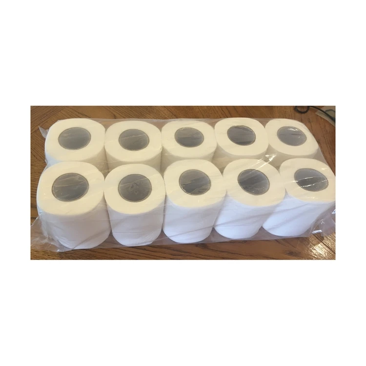 

Factory Direct Toilet Rolls Pack Paper Production Supplier, White