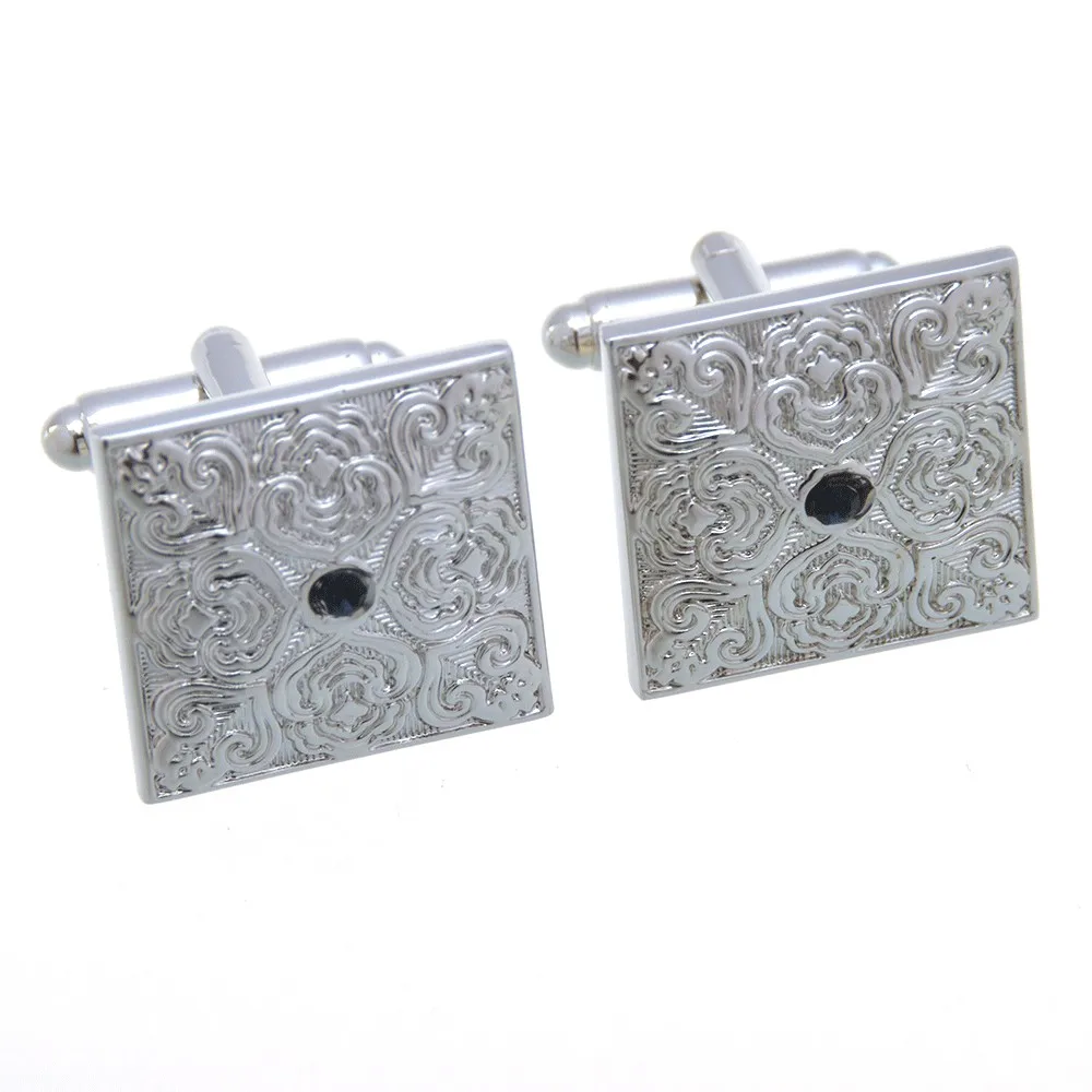 

Wholesale Geometric Square Round Blower Shape Cuff Links Men and Women Suit Shirt Accessories Give Friend Gift