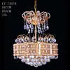 Wholesale Pakistan Arabic Bend Glass Large Crystal Chandelier Indoor K9 Energy saving Pendant Lights