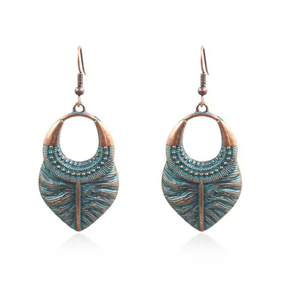 

Fashion Earrings Trend 2021 Large Summer Earrings Ethnic Statement Drop Earrings for Women, Multicolor