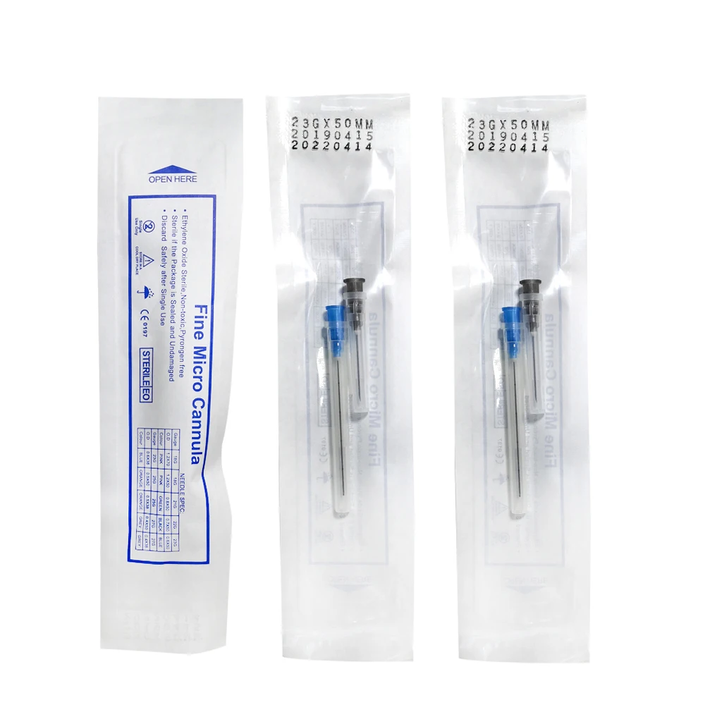 

2022 Best Selling Stainless Steel 23g 50m Fine Syringe Micro Cannula For Injection