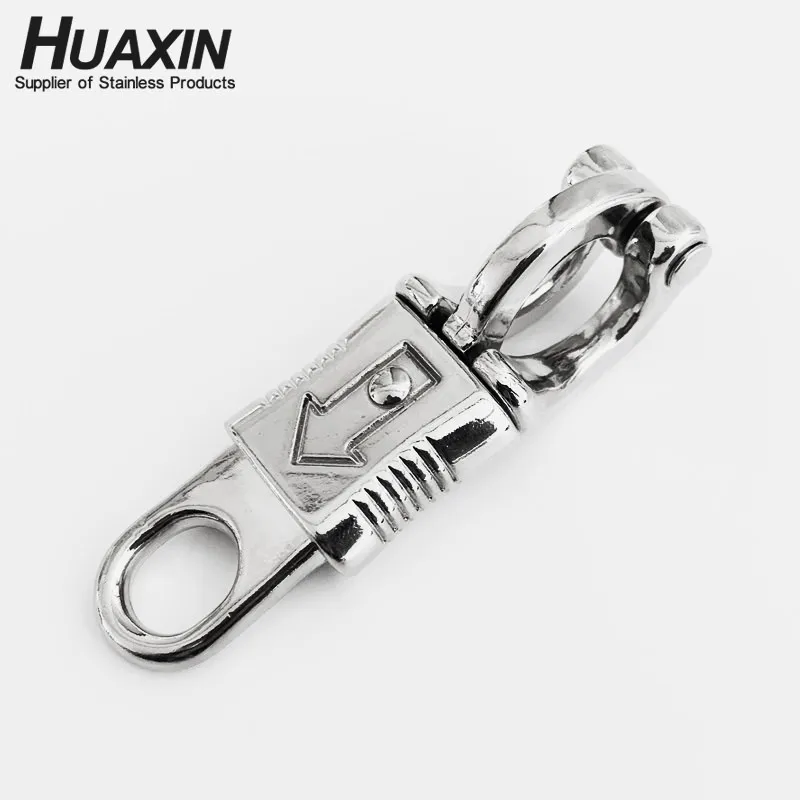 

Heavy Duty Zinc Alloy Trigger Snap Hook Questrian Panic Hook Quick Release Buckle Clips Carabiner Horse Riding Accessories, Silver
